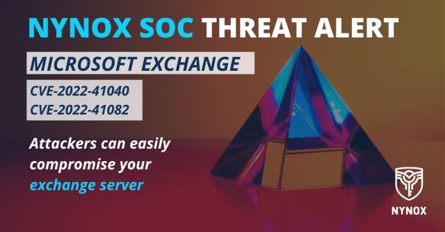 Nynox threath alert - Microsoft Exchange - 4102022